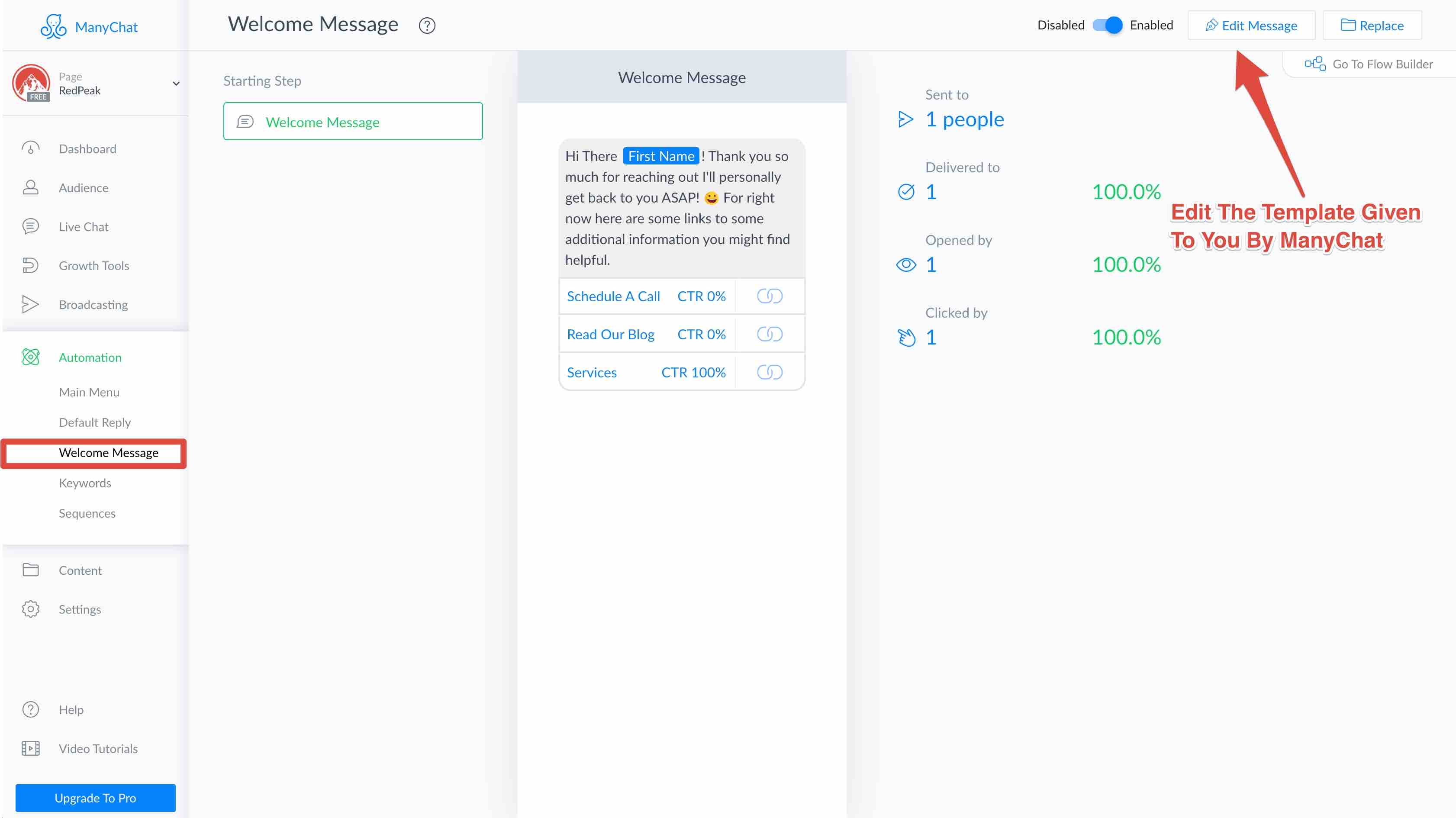 Create Your First Messenger Chatbot