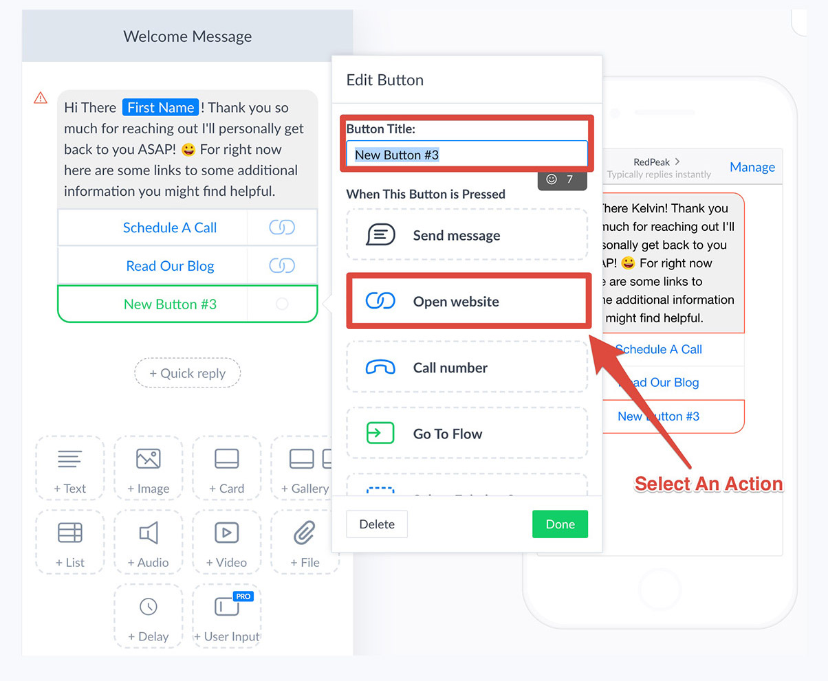 Create Your First Messenger Chatbot